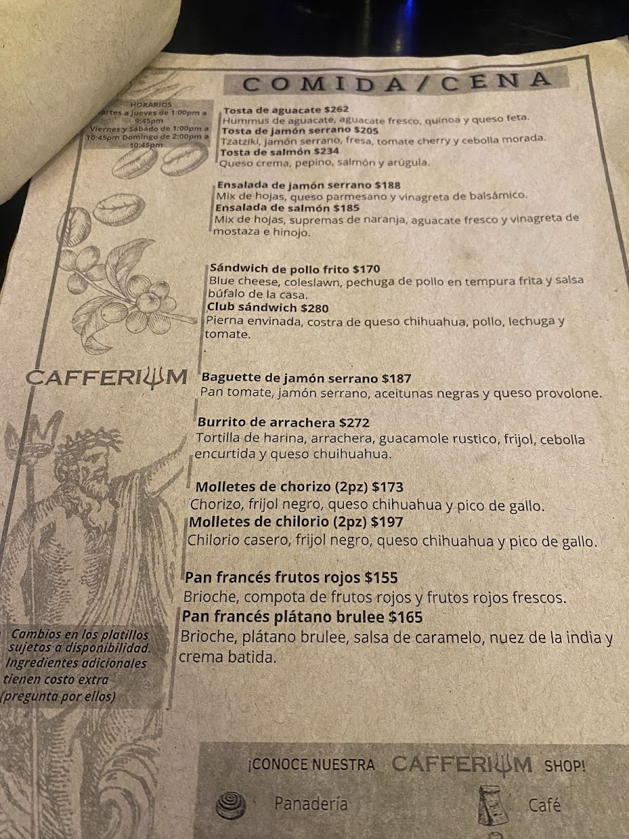 CaffeRium Menu - Image 2