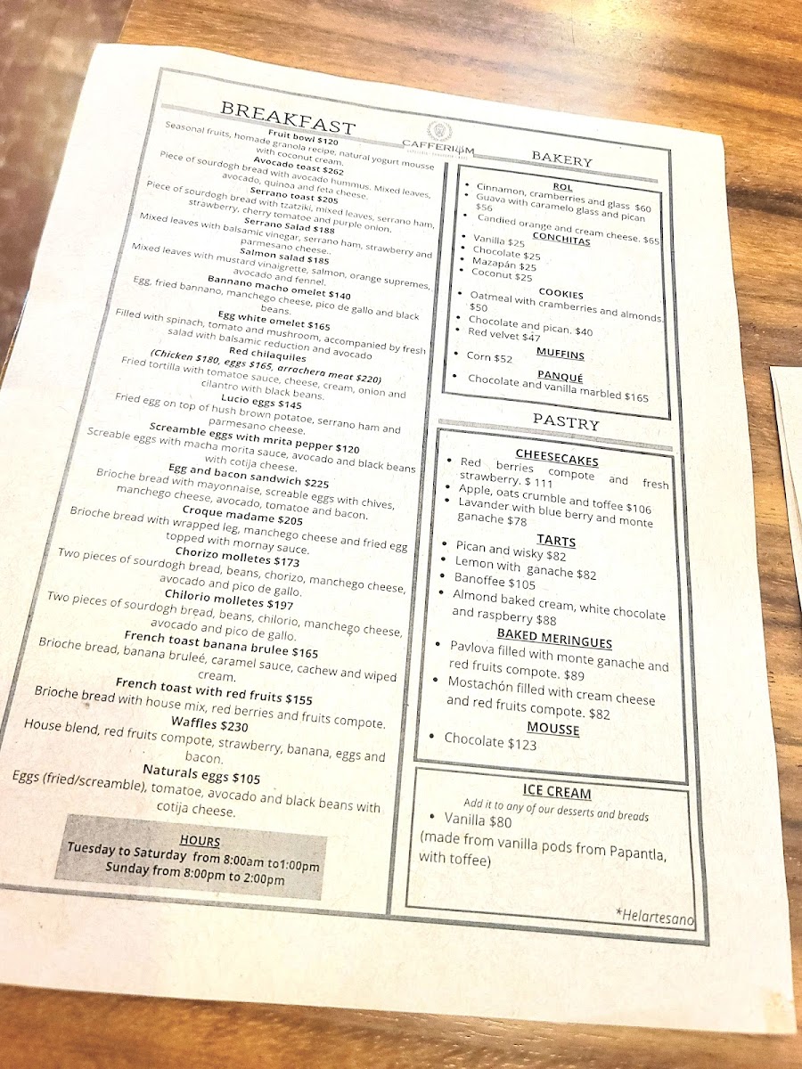 CaffeRium Menu - Image 3