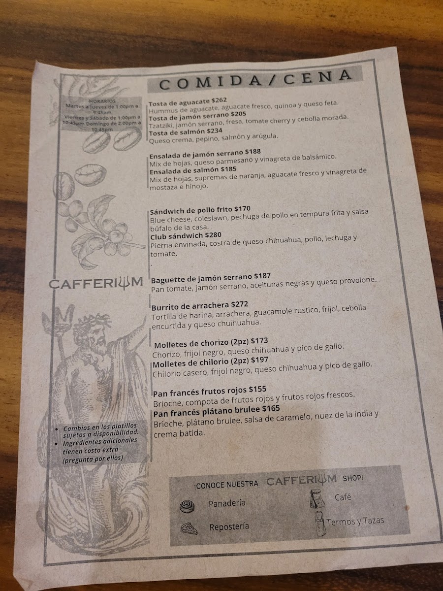 CaffeRium Menu - Image 4